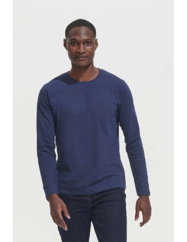 SOL-02074-Mens Long Sleeve T-Shirt Imperial